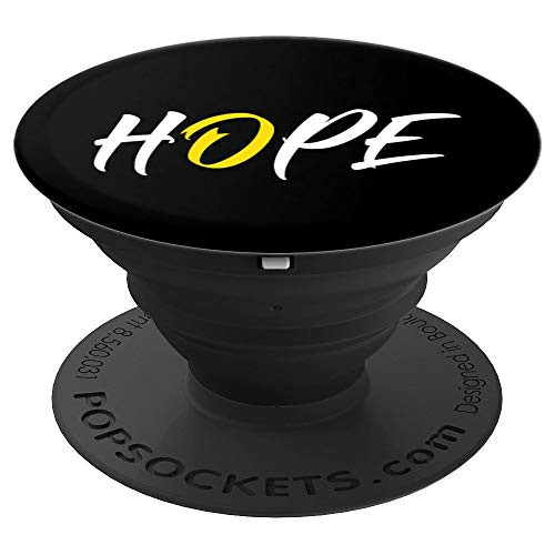 Hope Childhood Cancer Awareness Yellow Ribbon Gifts - PopSockets Grip and Stand for Phones and Tablets Hope Childhood Cancer Awareness Yellow Ribbon Gifts - PopSockets Grip and Stand for Phones and Tablets