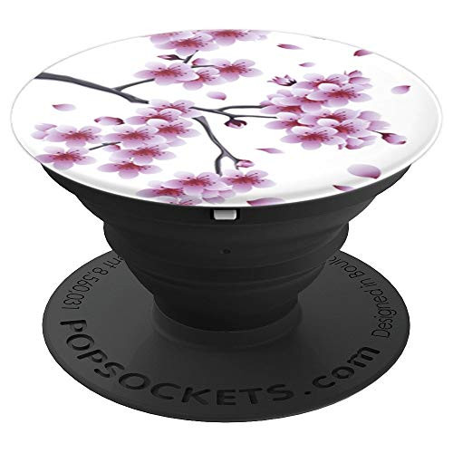 Purple, Cherry Blossom Tree, Japanese Sakura Flowers - PopSockets Grip and Stand for Phones and Tablets