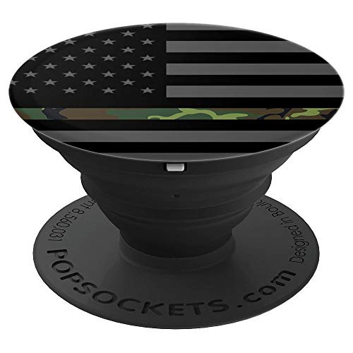 Thin Green Line Popsockets Army Military USA Flag - PopSockets Grip and Stand for Phones and Tablets