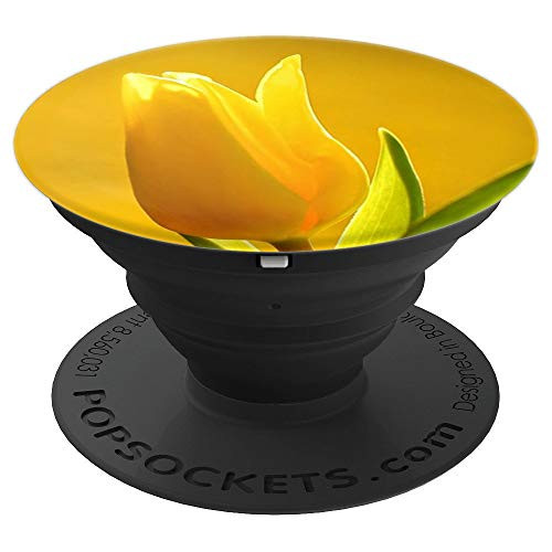 Cute Yellow Tulip Flower Pattern Phone Grip Floral Print - PopSockets Grip and Stand for Phones and Tablets Cute Yellow Tulip Flower Pattern Phone Grip Floral Print - PopSockets Grip and Stand for Phones and Tablets