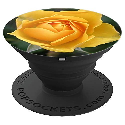 Rose Pop Socket Yellow Floral Design Beautiful Flower - PopSockets Grip and Stand for Phones and Tablets