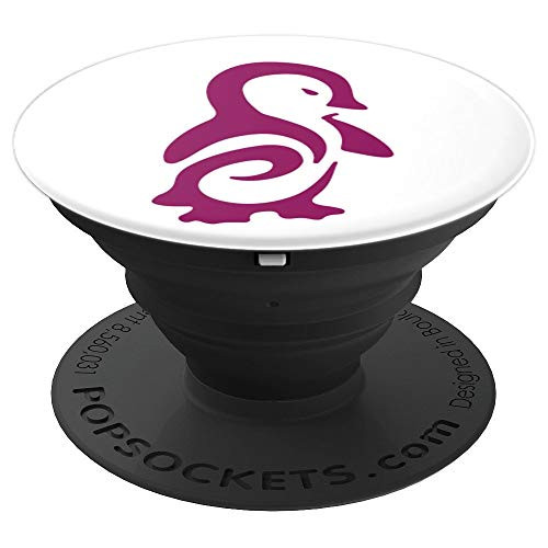 Cute Penguin Tribal Tattoo Design Purple - PopSockets Grip and Stand for Phones and Tablets Cute Penguin Tribal Tattoo Design Purple - PopSockets Grip and Stand for Phones and Tablets