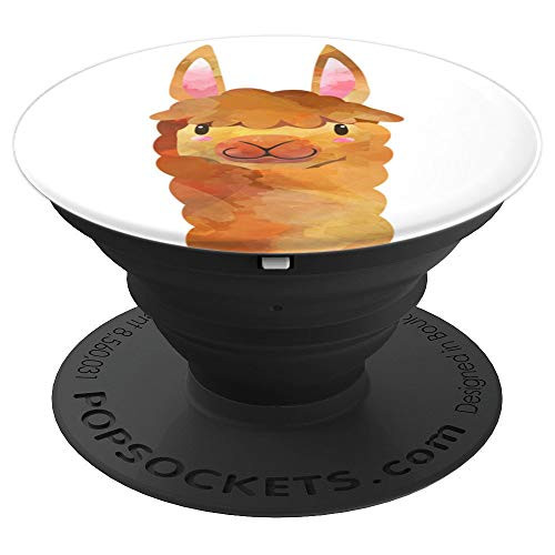 Cute Adorable Llama Brown, Pink and White Pop Socket - PopSockets Grip and Stand for Phones and Tablets Cute Adorable Llama Brown, Pink and White Pop Socket - PopSockets Grip and Stand for Phones and Tablets
