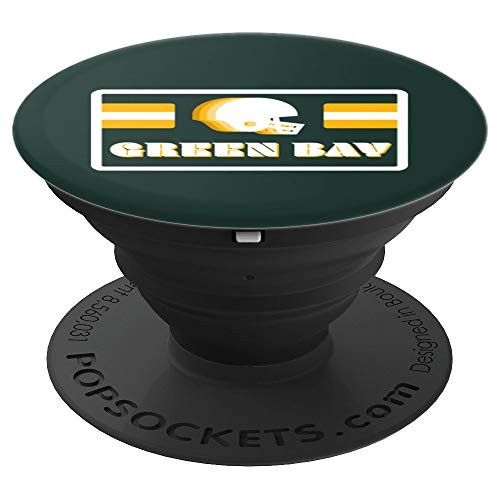 Retro 70s Old School Green Bay Football PopSockets Grip and Stand for Phones and Tablets Retro 70s Old School Green Bay Football PopSockets Grip and Stand for Phones and Tablets