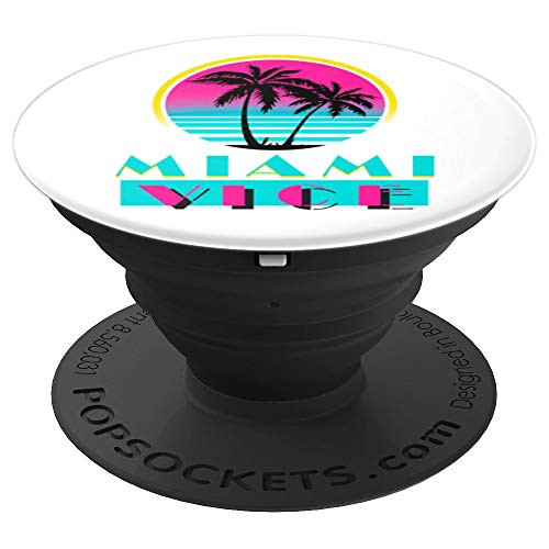 Vintage Miami Florida Cityscape Retro Graphic Design - PopSockets Grip and Stand for Phones and Tablets Vintage Miami Florida Cityscape Retro Graphic Design - PopSockets Grip and Stand for Phones and Tablets