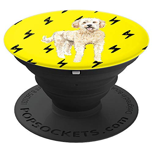 Cute Dog PopSockets - Golden Doodle Yellow - PopSockets Grip and Stand for Phones and Tablets