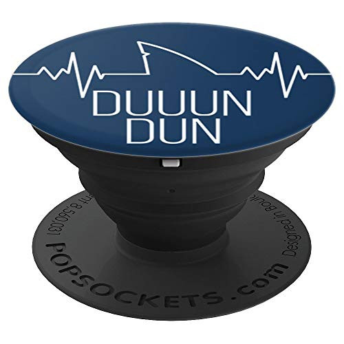 Duuun Dun Shark Lover Heartbeat EKG Grip - PopSockets Grip and Stand for Phones and Tablets Duuun Dun Shark Lover Heartbeat EKG Grip - PopSockets Grip and Stand for Phones and Tablets
