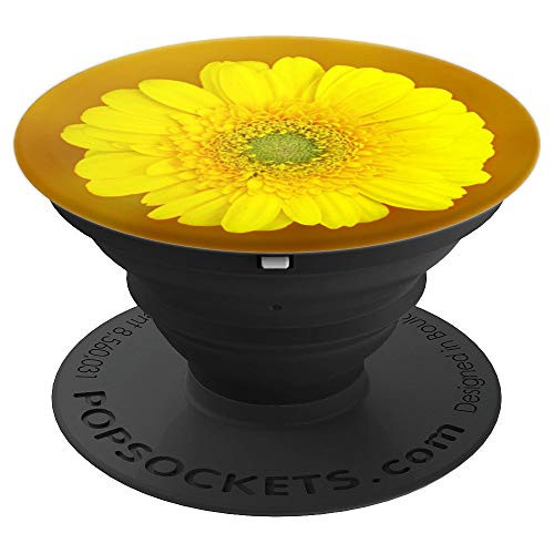 Yellow Gerbera Daisy - PopSockets Grip and Stand for Phones and Tablets