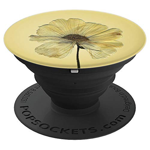 Pressed Flower, Yellow, Floral, Botanical, Flower Petal - PopSockets Grip and Stand for Phones and Tablets Pressed Flower, Yellow, Floral, Botanical, Flower Petal - PopSockets Grip and Stand for Phones and Tablets