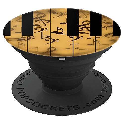 Piano Pop socket Music Player Keyboard Sheet - PopSockets Grip and Stand for Phones and Tablets