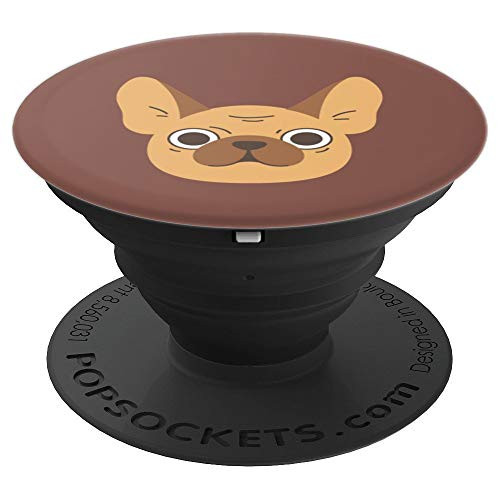 Brown French Bulldog - PopSockets Grip and Stand for Phones and Tablets