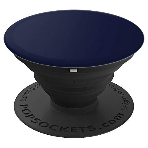 All Plain Solid Navy Color Pop Socket Navy Blue for Boys Men - PopSockets Grip and Stand for Phones and Tablets