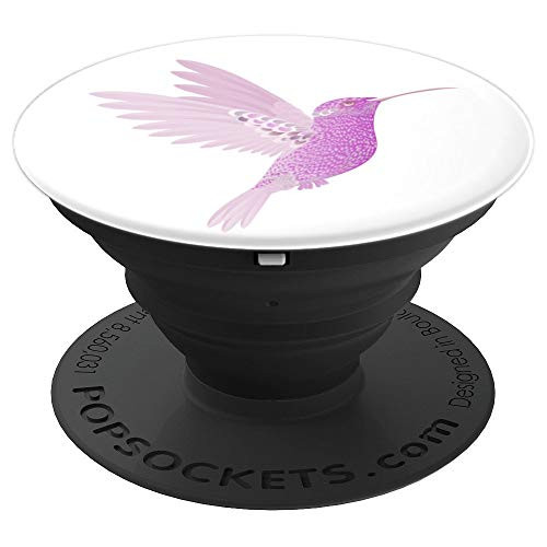 Purple Hummingbird Nature Bird Lover Gift on White - PopSockets Grip and Stand for Phones and Tablets Purple Hummingbird Nature Bird Lover Gift on White - PopSockets Grip and Stand for Phones and Tablets