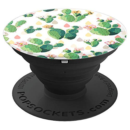 Cactus Cute Flower Pattern Cacti Plant Gift - PopSockets Grip and Stand for Phones and Tablets Cactus Cute Flower Pattern Cacti Plant Gift - PopSockets Grip and Stand for Phones and Tablets