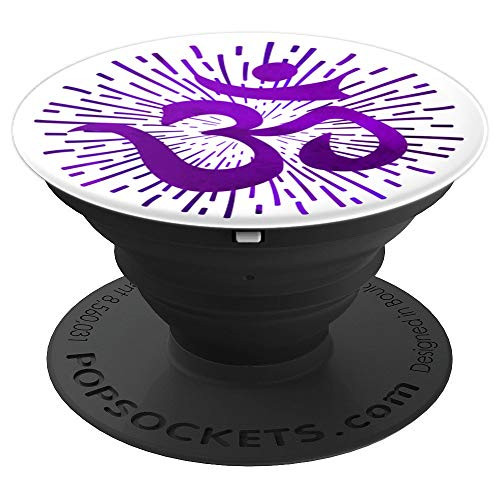 OM AUM OHM Yoga Zen Meditation Yogini Gift Purple Violet - PopSockets Grip and Stand for Phones and Tablets OM AUM OHM Yoga Zen Meditation Yogini Gift Purple Violet - PopSockets Grip and Stand for Phones and Tablets