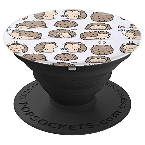 Cute Hedgehogs - Kawaii little hedgehogs in funny positions - PopSockets Grip and Stand for Phones and Tablets