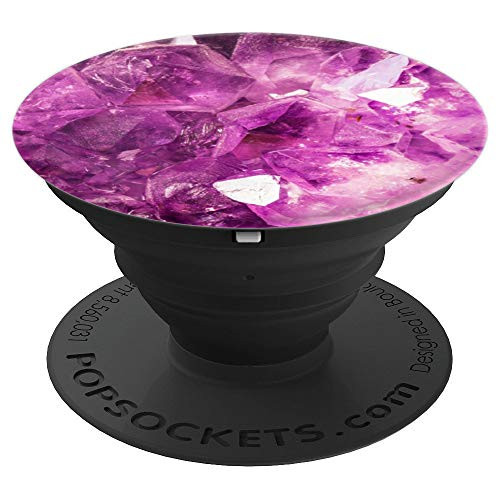 Purple Crystal Agate Geode Marble Mineral Stone Gem Stone - PopSockets Grip and Stand for Phones and Tablets Purple Crystal Agate Geode Marble Mineral Stone Gem Stone - PopSockets Grip and Stand for Phones and Tablets