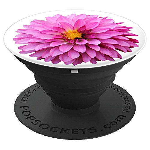 Pink Purple & Yellow Dahlia Flower Florals on White PS13736 - PopSockets Grip and Stand for Phones and Tablets Pink Purple & Yellow Dahlia Flower Florals on White PS13736 - PopSockets Grip and Stand for Phones and Tablets