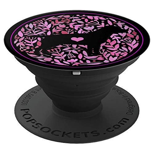 Lab Dog Gift Labrador Mom Black Chocolate Yellow Lab Pink - PopSockets Grip and Stand for Phones and Tablets