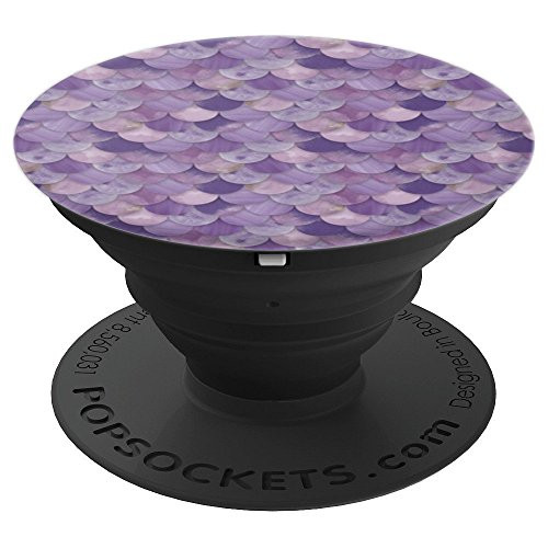 Purple Mermaid Pattern - PopSockets Grip and Stand for Phones and Tablets Purple Mermaid Pattern - PopSockets Grip and Stand for Phones and Tablets
