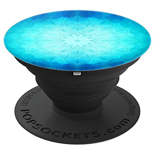 Mandala Aquamarine - Light Blue Mandala Grip - PopSockets Grip and Stand for Phones and Tablets Mandala Aquamarine - Light Blue Mandala Grip - PopSockets Grip and Stand for Phones and Tablets