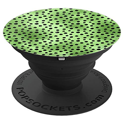 Emerald Green Black Glam  PopSockets Grip and Stand for Phones and Tablets