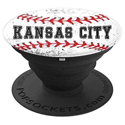 Baseball Ball Graphics Sports - Kansas City - PopSockets Grip and Stand for Phones and Tablets Baseball Ball Graphics Sports - Kansas City - PopSockets Grip and Stand for Phones and Tablets