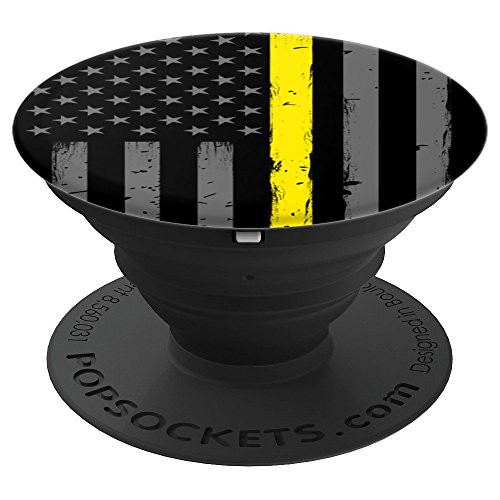Thin Yellow Line Flag Tow Truck Driver - PopSockets Grip and Stand for Phones and Tablets