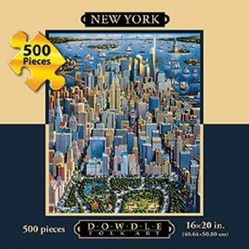 Dowdle Folk Art Collectors Jigsaw Puzzle New York 500 DOWDLE FOLK ART COLLECTORS JIGSAW PUZZLE NEW YORK 500 PCS #00093 Dowdle Folk Art Collectors Jigsaw Puzzle New York 500 DOWDLE FOLK ART COLLECTORS JIGSAW PUZZLE NEW YORK 500 PCS #00093