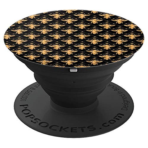 Bees Yellow Brown Queen Bee Honey Bee Beekeeper - PopSockets Grip and Stand for Phones and Tablets Bees Yellow Brown Queen Bee Honey Bee Beekeeper - PopSockets Grip and Stand for Phones and Tablets