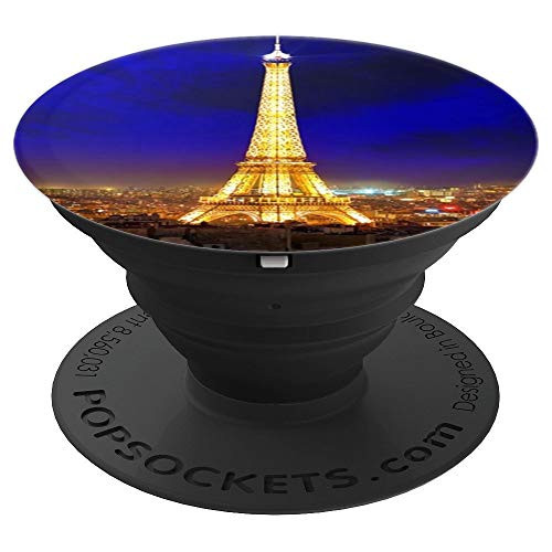 Eiffel Tower - Paris - City of Light - PopSockets Grip and Stand for Phones and Tablets