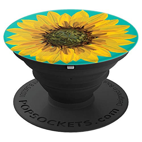 Classic Yellow Sunflower - PopSockets Grip and Stand for Phones and Tablets