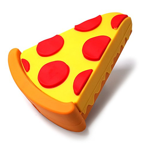 JACK CHLOE Emoji Stuff Pizza Slice Portable Charger, Super Cute Emoji Pizza Power Bank Design, 2600mAh Emoji Charger Compatible with iPhone X / 8/7 / 7Plus / 6/ 6s Plus/Android Phone