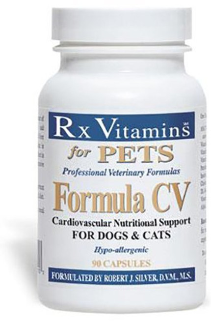 Rx Vitamins 90 Capsules Formula CV for Dogs & Cats, One Size Rx Vitamins 90 Capsules Formula CV for Dogs & Cats, One Size