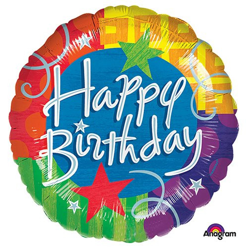 Anagram A1160 5 Birthday Blitz Foil Balloon 32" Multicolored