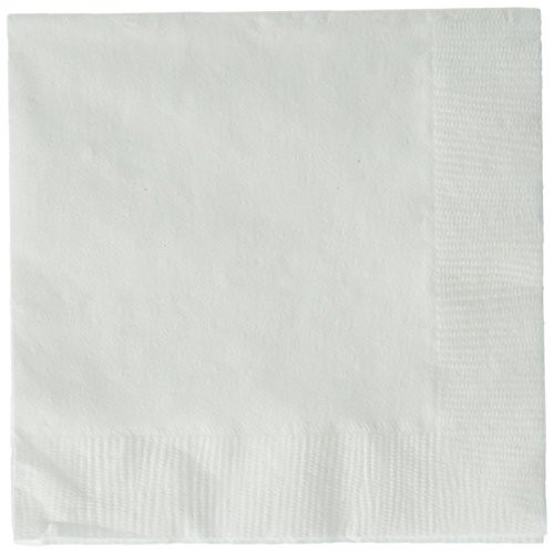 Frosty White 2-Ply Paper Beverage Napkins | Party Tableware, 12 Pks.