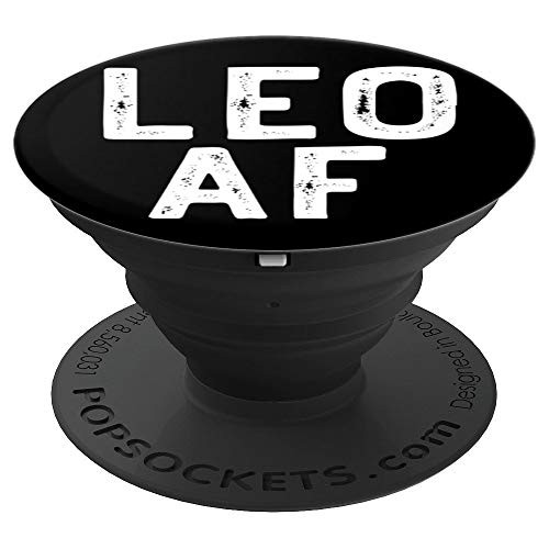 Leo AF Womens Birthday Gift July & August Zodiac Sign PopSockets Grip and Stand for Phones and Tablets Leo AF Womens Birthday Gift July & August Zodiac Sign PopSockets Grip and Stand for Phones and Tablets