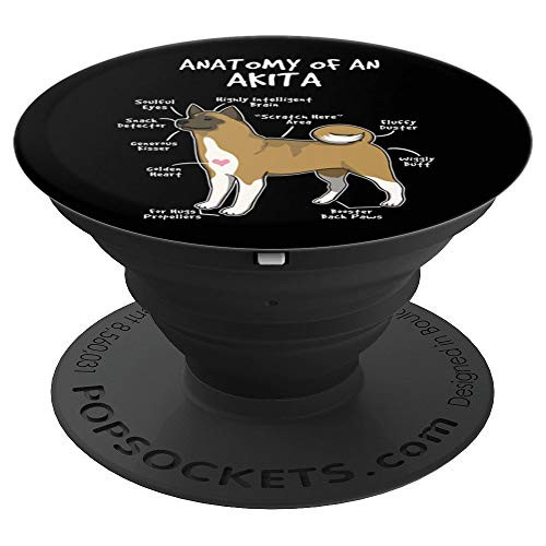 Anatomy Of An Akita Dog Puppy Lover Funny Cute Gift - PopSockets Grip and Stand for Phones and Tablets Anatomy Of An Akita Dog Puppy Lover Funny Cute Gift - PopSockets Grip and Stand for Phones and Tablets