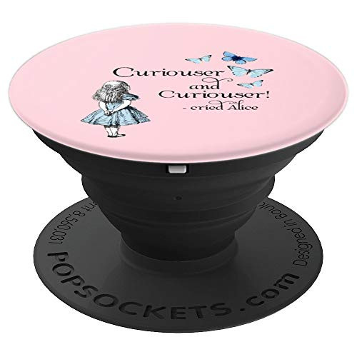 Alice in Wonderland Curiouser Pink - PopSockets Grip and Stand for Phones and Tablets Alice in Wonderland Curiouser Pink - PopSockets Grip and Stand for Phones and Tablets