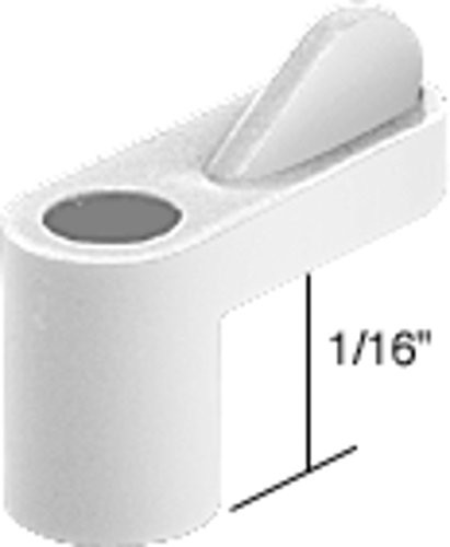 CRL White 1/16" Plastic Window Screen Clips - Bulk Pack of 100 by CR Laurence