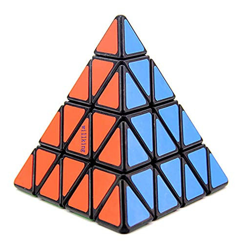 willking Triangle Pyramid Magic Cube Speed Puzzle Twist Toy (4x4 Black) willking Triangle Pyramid Magic Cube Speed Puzzle Twist Toy (4x4 Black)