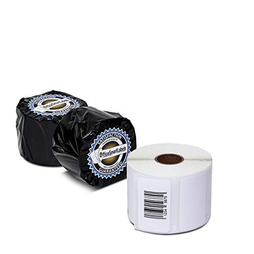 OfficeSmartLabels - 2-1/4" x 1-1/4" Multipurpose Labels, Compatible with Dymo 30334 (2 Rolls / 1000 Labels Per Roll)