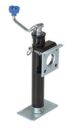 Vestil TJ-F2 Top Flange Trailer Jack, 1000 lbs Capacity, 10" Lift Range