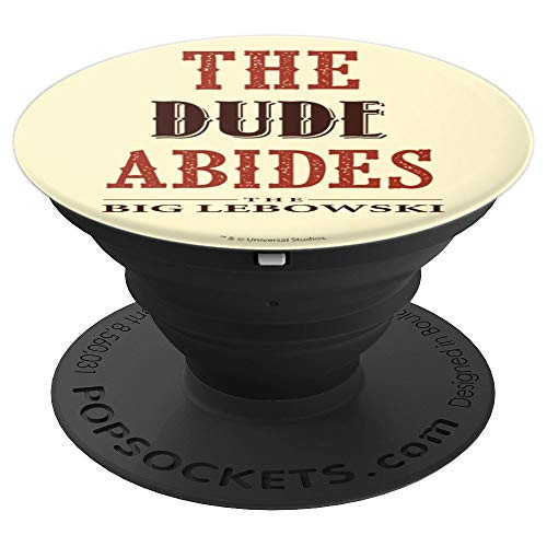 Big Lebowski The Dude Abides - PopSockets Grip and Stand for Phones and Tablets