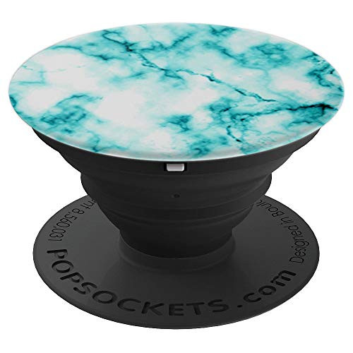 Light Teal Blue Marble PopSocket Turquoise Cyan White Design - PopSockets Grip and Stand for Phones and Tablets Light Teal Blue Marble PopSocket Turquoise Cyan White Design - PopSockets Grip and Stand for Phones and Tablets