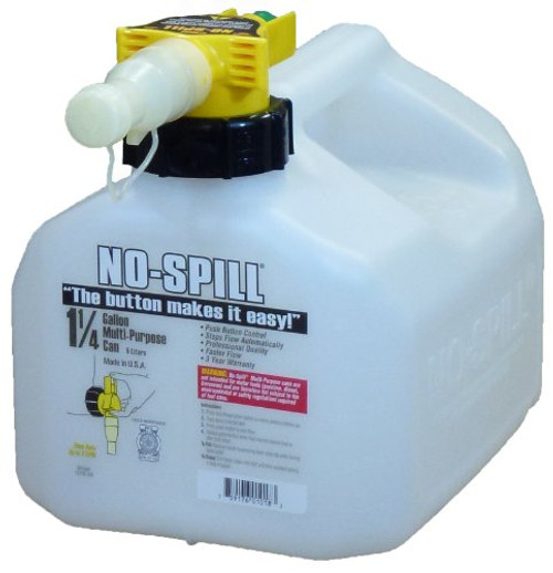 No-Spill 1018 1-1/4-Gallon Poly Multipurpose Can No-Spill 1018 1-1/4-Gallon Poly Multipurpose Can