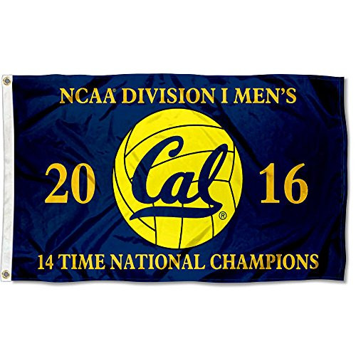 Cal Berkeley Golden Bears 2016 Water Polo NCAA Champions Flag