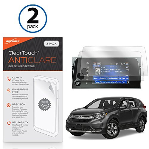 Honda 2017 CR-V (7 in) Screen Protector, BoxWave [ClearTouch Anti-Glare (2-Pack)] Anti-Fingerprint Matte Film Skin for Honda 2017 CR-V (7 in)