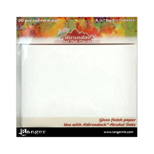 Bulk Buy: Ranger Inks (3-Pack) Adirondack Alcohol Ink Cardstock By Tim Holtz 20/Pkg 4.25'X5.5' TAC30027