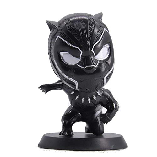 Marvel Bobblehead Black Panther Avengers Endgame Marvel Heros Action Figure Bobble Head for Collection, Perfect for Home, Car Decoration, Friend Gift, 4 Inches (Marvel Certificate)